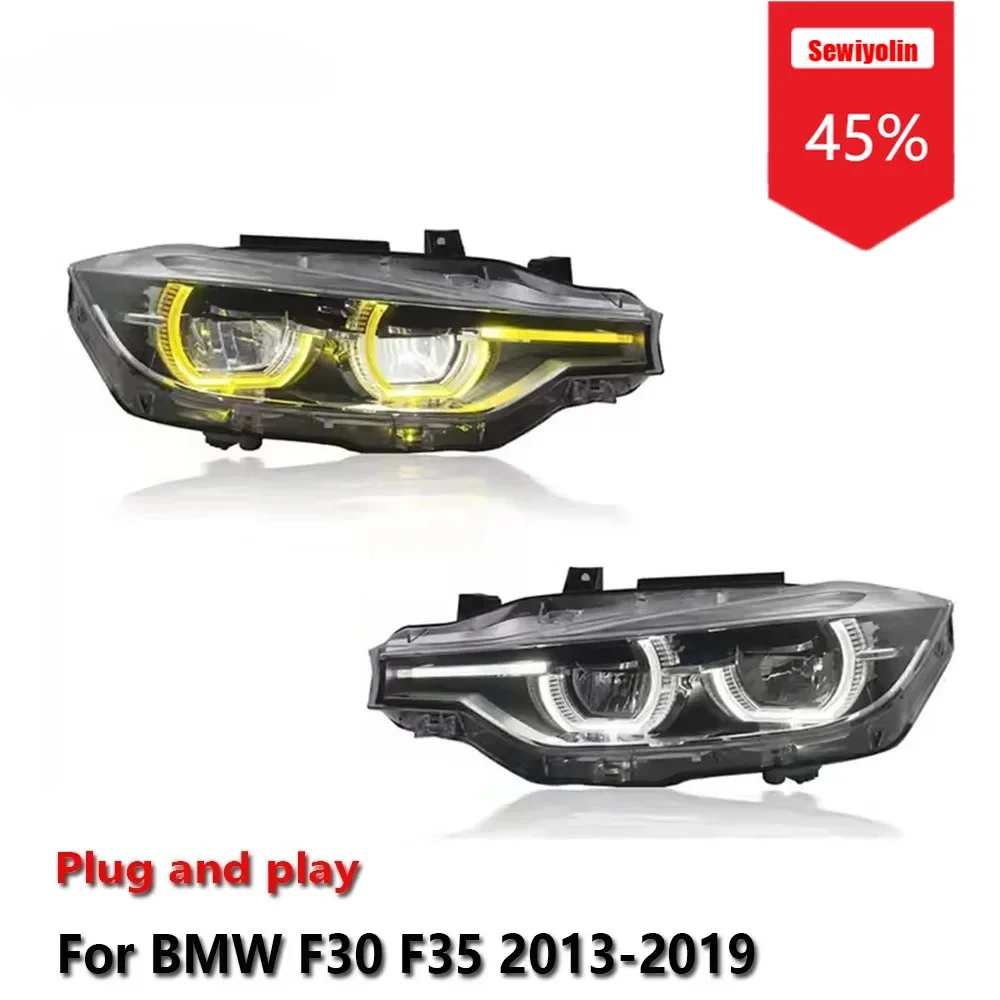 Автомобильные светодиодные фары Sewiyolin в сборе для BMW 3 серии F30 F35 2013-2019, желто-белые светодиодные DRL указатели поворота, вилка и P
Автомобильные светодиодные фары Sewiyolin в сборе для BMW 3 серии F30 F35 2013-2019, желто-белые светодиодные DRL указатели поворота, вилка и P