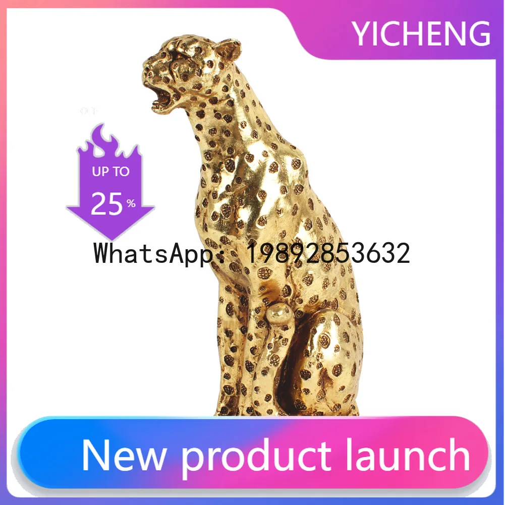 Resin Handicraft Artificial Animal Sculpture Golden Leopard Cheetah Animal Decorative Figurines Home Decoration Accessories
Resin Handicraft Artificial Animal Sculpture Golden Leopard Cheetah Animal Decorative Figurines Home Decoration Accessories