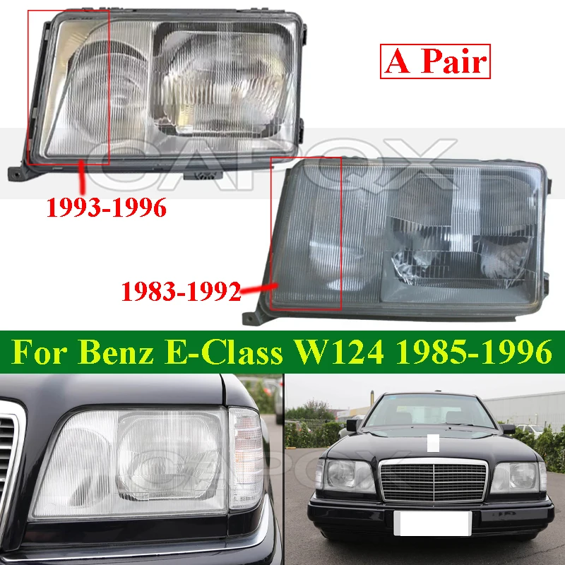 CAPQX A Pair Front Bumper Head Light Head Lamp For Mercedes Benz E-Class W124 1985-1996 Headlight Headlamp Front Light
CAPQX A Pair Front Bumper Head Light Head Lamp For Mercedes Benz E-Class W124 1985-1996 Headlight Headlamp Front Light