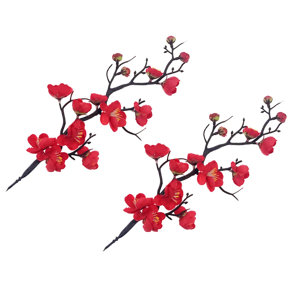 2Pcs Plastic Plum Blossom Cake Topper Red Simulated Branches Creative Decoration Birthday Party Festival Food Picks
2Pcs Plastic Plum Blossom Cake Topper Red Simulated Branches Creative Decoration Birthday Party Festival Food Picks