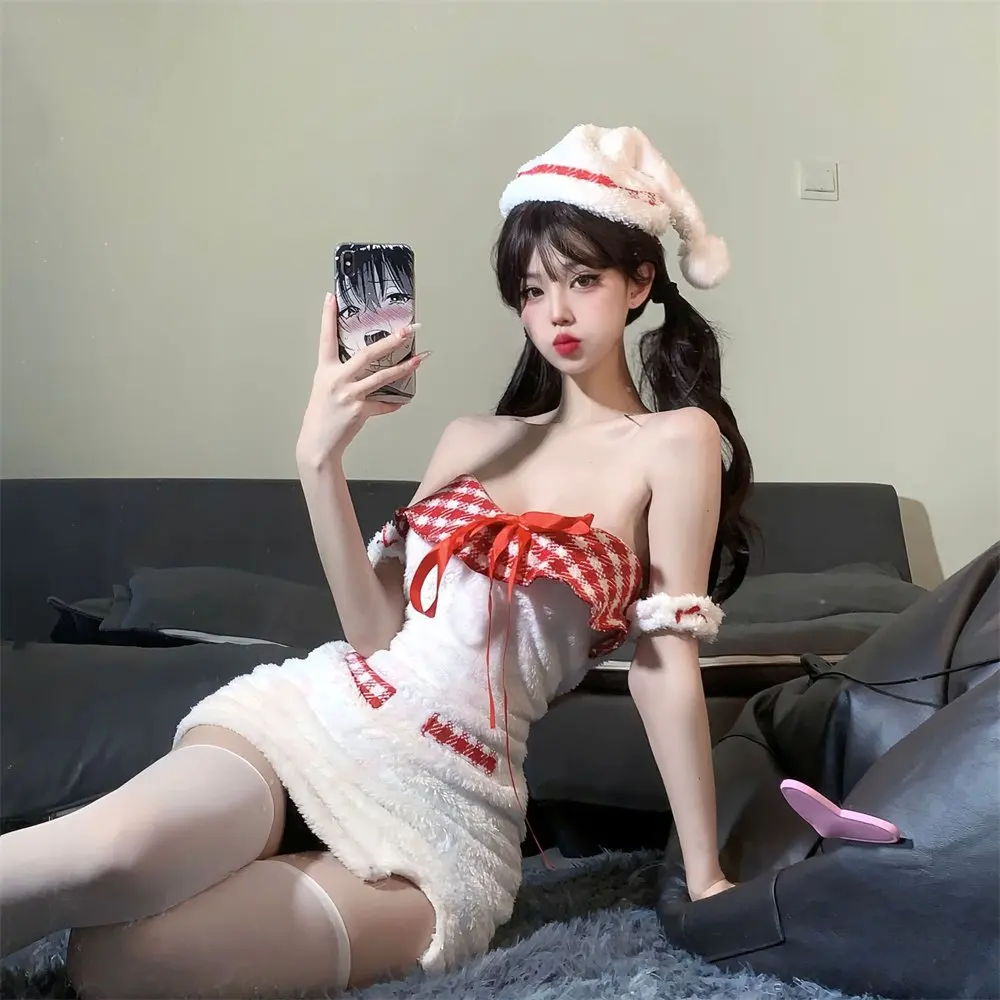 New Design Women's Stylish Christmas Party Cosplay Dress Off-shoulder Sweet Xmas Nightwear Winnter Warm Costumes
New Design Women's Stylish Christmas Party Cosplay Dress Off-shoulder Sweet Xmas Nightwear Winnter Warm Costumes