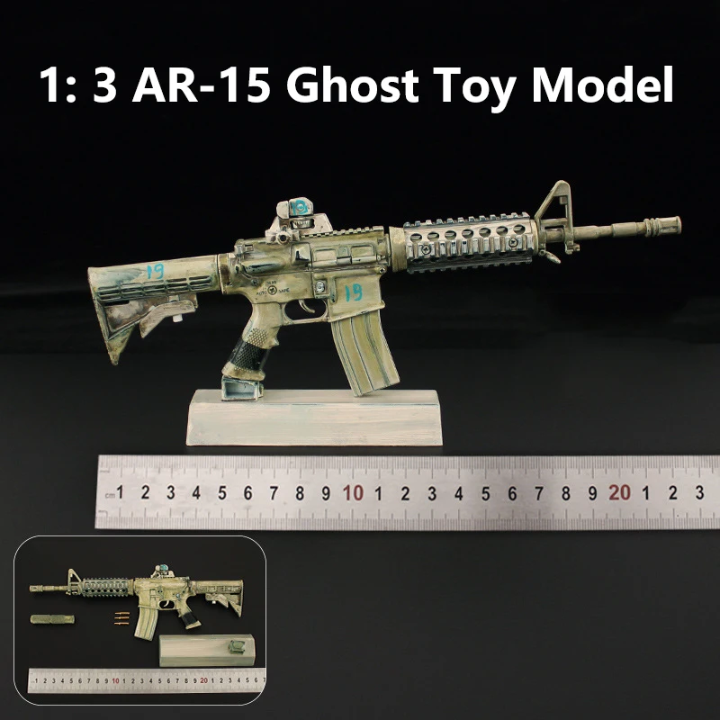 1: 3 Detachable Gun Model AR15 Ghost 19 Alloy Pendant Collection Toy Cannot Launch
1: 3 Detachable Gun Model AR15 Ghost 19 Alloy Pendant Collection Toy Cannot Launch