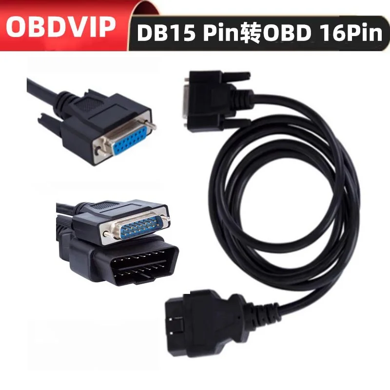 156cm 5ft OBD2 16Pin Male To DB 15Pin Male Extension Cable VGA Obd To Db15 Data Cord Diagnostic Extender Cable 
156cm 5ft OBD2 16Pin Male To DB 15Pin Male Extension Cable VGA Obd To Db15 Data Cord Diagnostic Extender Cable