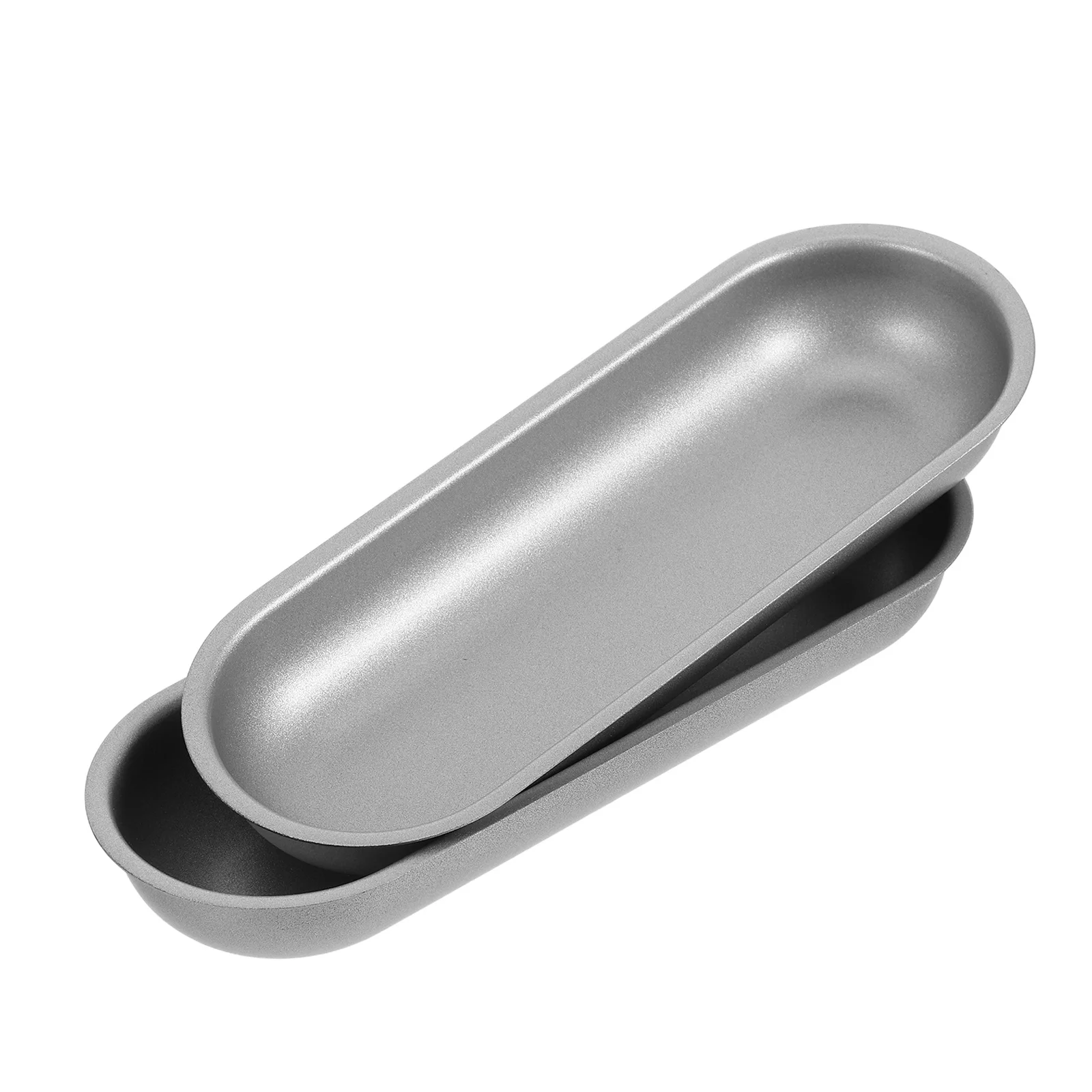 2pcs Baking Mold Set Nonstick Carbon Steel Hot Dog Bun Pan Elongated Loaf Pan For Oven Baking Bread Making Kitchen Bakeware
2pcs Baking Mold Set Nonstick Carbon Steel Hot Dog Bun Pan Elongated Loaf Pan For Oven Baking Bread Making Kitchen Bakeware