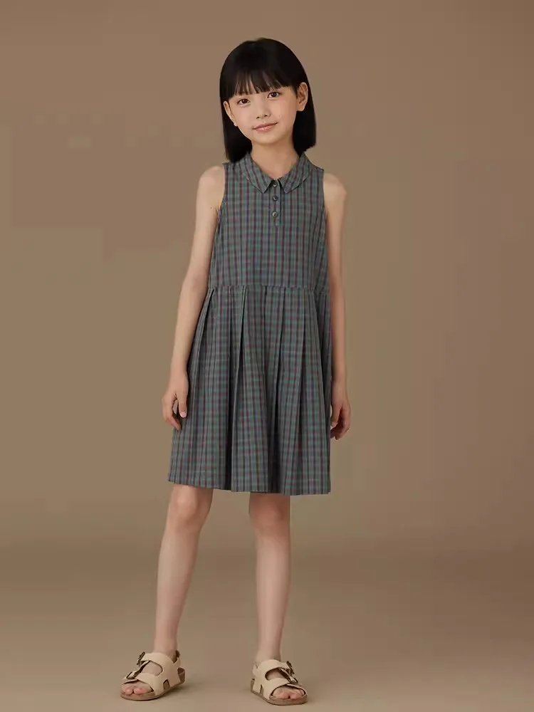 Sleeveless Patchwork Print Plaid Loose Summer Tank Dress Fashion Girl Travel Casual Long Dress Office Lady Work Midi Dress
Sleeveless Patchwork Print Plaid Loose Summer Tank Dress Fashion Girl Travel Casual Long Dress Office Lady Work Midi Dress