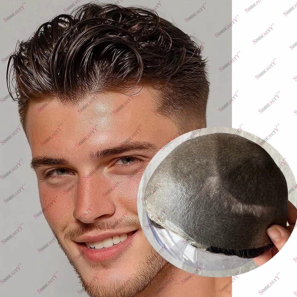 Super Natural Hairline 0.02mm Thin PU 90%Density Men’s Hair Replacement System V-LOOP Undetectable Brown Grey 420# 520# Toupee
Super Natural Hairline 0.02mm Thin PU 90%Density Men’s Hair Replacement System V-LOOP Undetectable Brown Grey 420# 520# Toupee