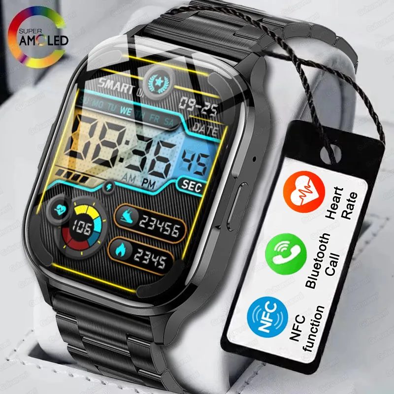 2.0 inch AMOLED Screen TK95 Ultra Smart Watch Always Show Time Series 8 High Refresh Rtae NFC Smartwatch Men Sport Watch Women
2.0 inch AMOLED Screen TK95 Ultra Smart Watch Always Show Time Series 8 High Refresh Rtae NFC Smartwatch Men Sport Watch Women