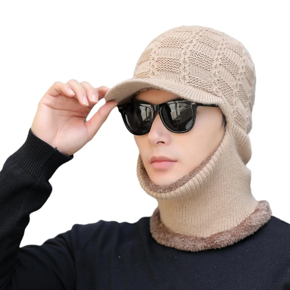 New Thickened Velvet Beanie Hat Soft Ear Protection Windproof Hat Scarf Winter Warm Knitted Cap and Scarf Set Outdoor Sports
New Thickened Velvet Beanie Hat Soft Ear Protection Windproof Hat Scarf Winter Warm Knitted Cap and Scarf Set Outdoor Sports