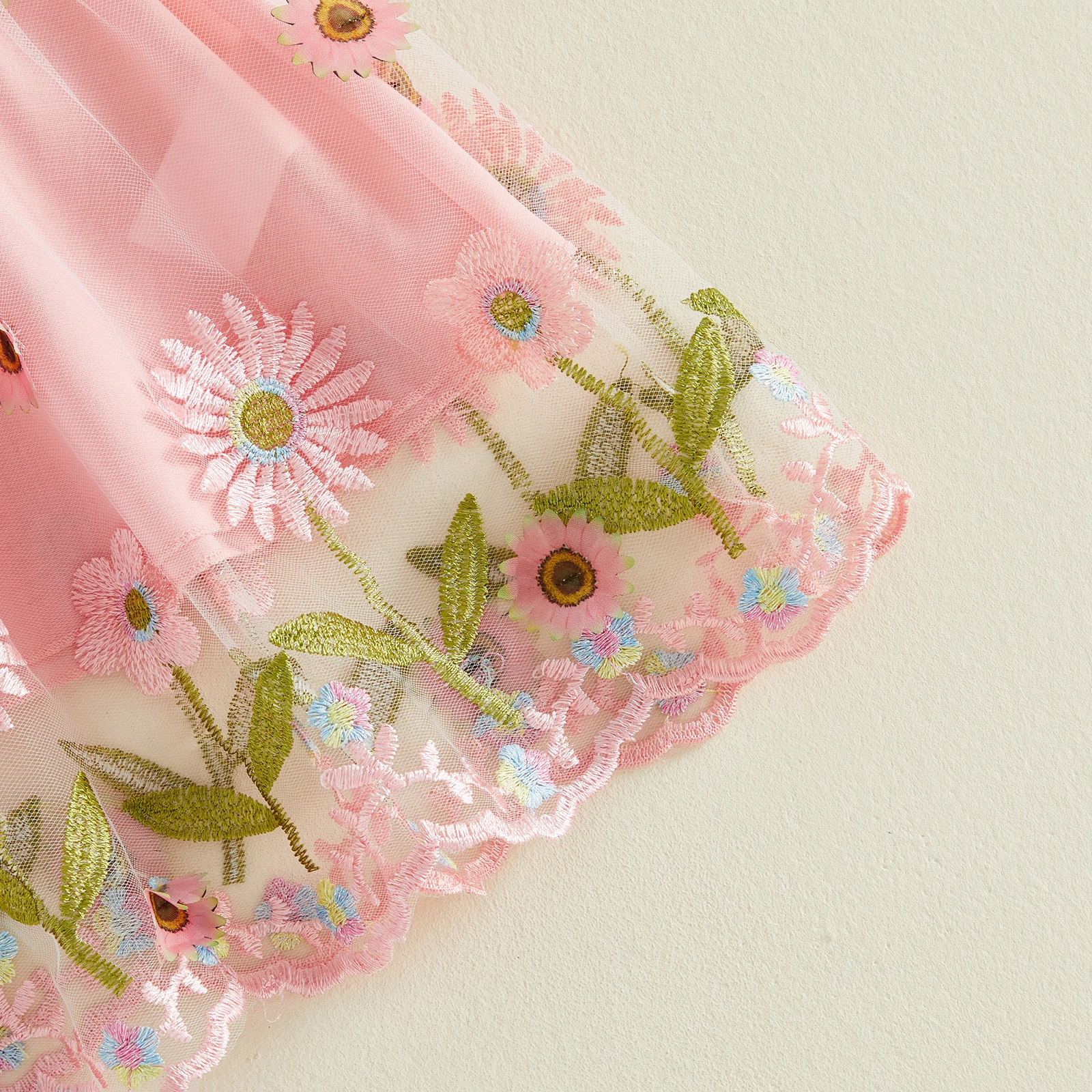 Toddler Baby Girls Princess Tulle Mesh Dress Summer Cute Floral Embroidery Flying Sleeve Tutu Party Dresses
Toddler Baby Girls Princess Tulle Mesh Dress Summer Cute Floral Embroidery Flying Sleeve Tutu Party Dresses