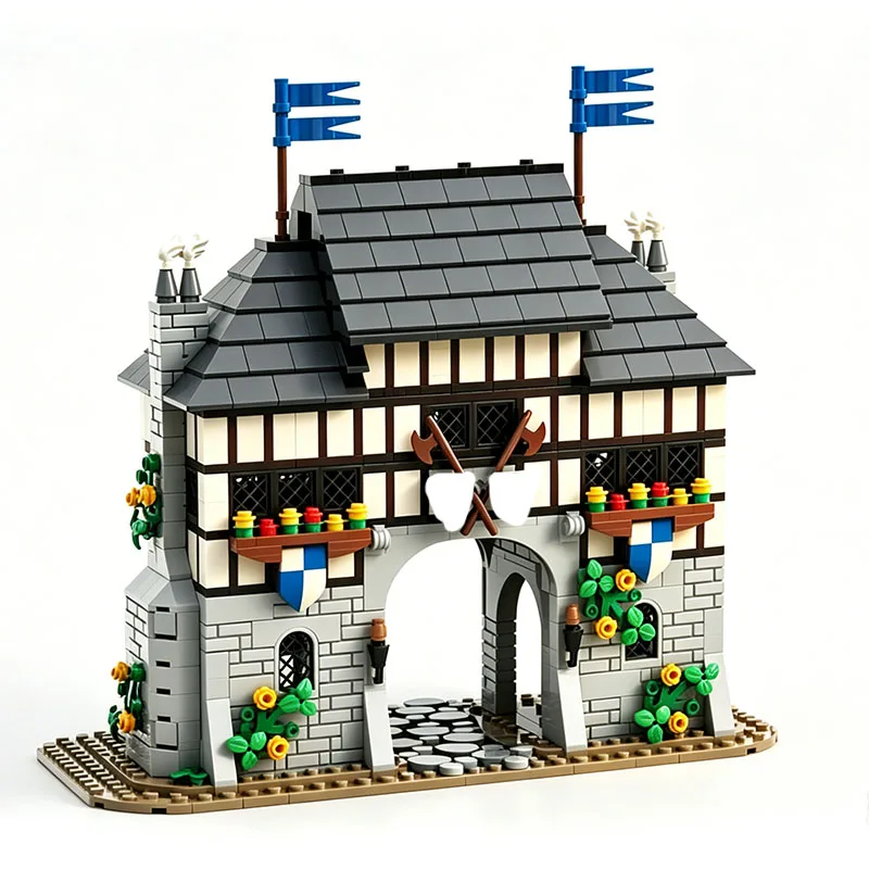 MOC Medieval City Gate Building BlocksRetro Architectural Model & Educational Assembly Toy Display Piece
MOC Medieval City Gate Building BlocksRetro Architectural Model & Educational Assembly Toy Display Piece