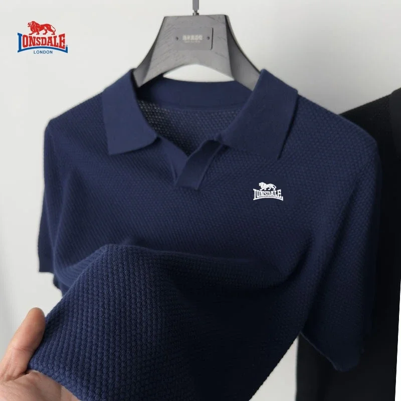 Summer Men's High-quality Short Sleeved Knitted Thin Polo Shirt, New Fashion, Business, Breathable and Cool Top
Summer Men's High-quality Short Sleeved Knitted Thin Polo Shirt, New Fashion, Business, Breathable and Cool Top