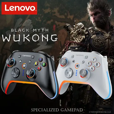 ﻿Lenovo S03 Gamepad Wireless Bluetooth Gaming Controller Hall Trigger Joystick Mecha-Tactile Buttons For Switch PC Android IOS