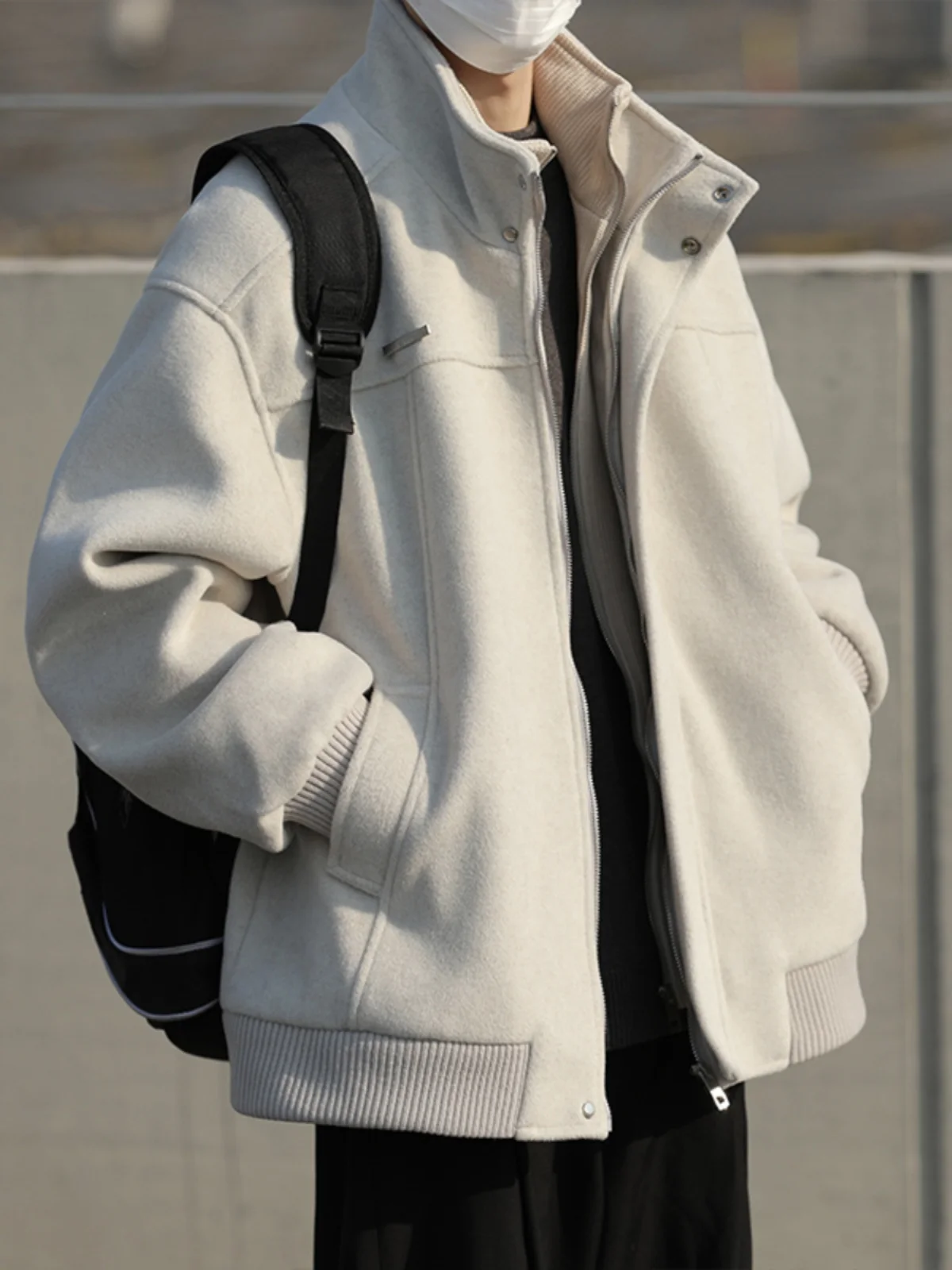 American Sle Thiened Woolen Jaet Men's Spring Autumn Casual High Street Couple Match Loose Fit Youth Faion
American Sle Thiened Woolen Jaet Men's Spring Autumn Casual High Street Couple Match Loose Fit Youth Faion