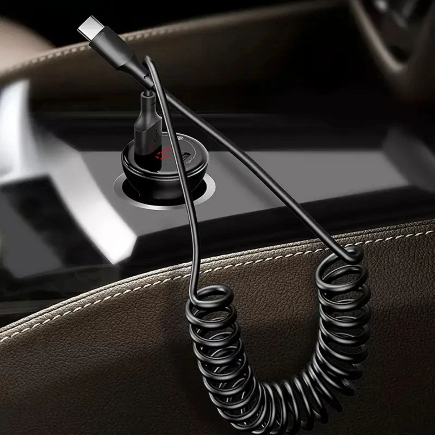 data line 1PC Mobile Phone Charging Cable USB 3.0 Type-C Fast Charging Spring Retractable Data Cable
data line 1PC Mobile Phone Charging Cable USB 3.0 Type-C Fast Charging Spring Retractable Data Cable