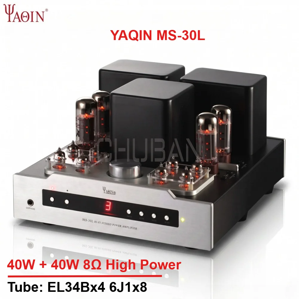 YAQIN MS-30L 40W x 2 EL34 Vacuum Tube Amplifier, High-Fidelity HiFi Home Audio Power Amplifier with Remote Control
YAQIN MS-30L 40W x 2 EL34 Vacuum Tube Amplifier, High-Fidelity HiFi Home Audio Power Amplifier with Remote Control