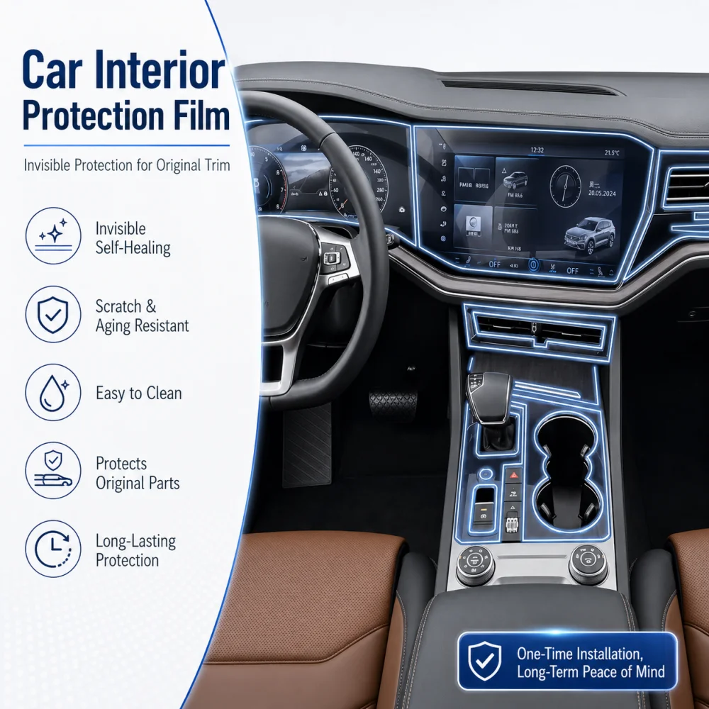 Car Accessories Dashboard Multimedia Navigation TPU Transparent Anti-Scratch Protection Film For Volkswagen Touareg 2019-2025
Car Accessories Dashboard Multimedia Navigation TPU Transparent Anti-Scratch Protection Film For Volkswagen Touareg 2019-2025