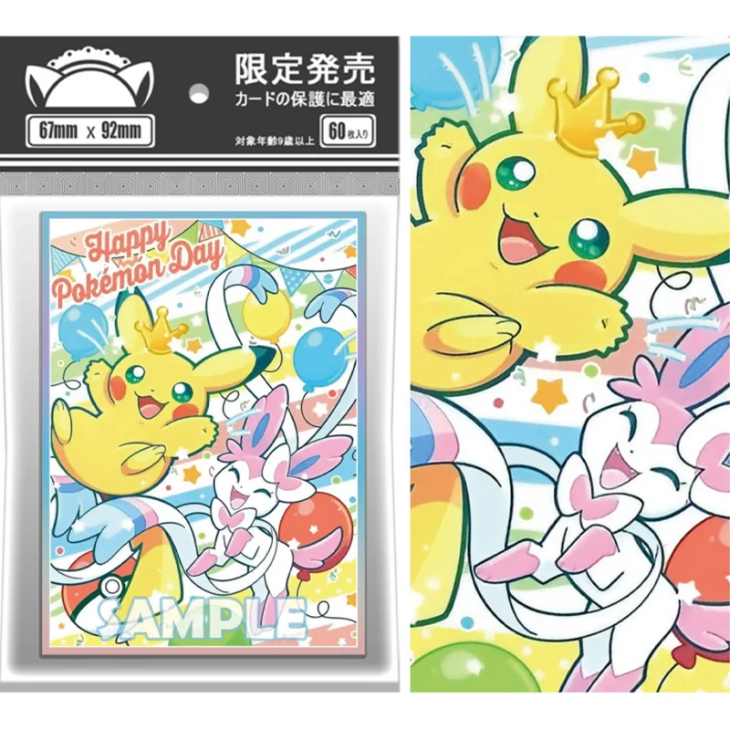60 шт./компл. Sylveon Piakchu флэш-карта с рукавом PTCG аниме игровая коллекционная карта защитный чехол подарочная игрушка 67*92 мм
60 шт./компл. Sylveon Piakchu флэш-карта с рукавом PTCG аниме игровая коллекционная карта защитный чехол подарочная игрушка 67*92 мм