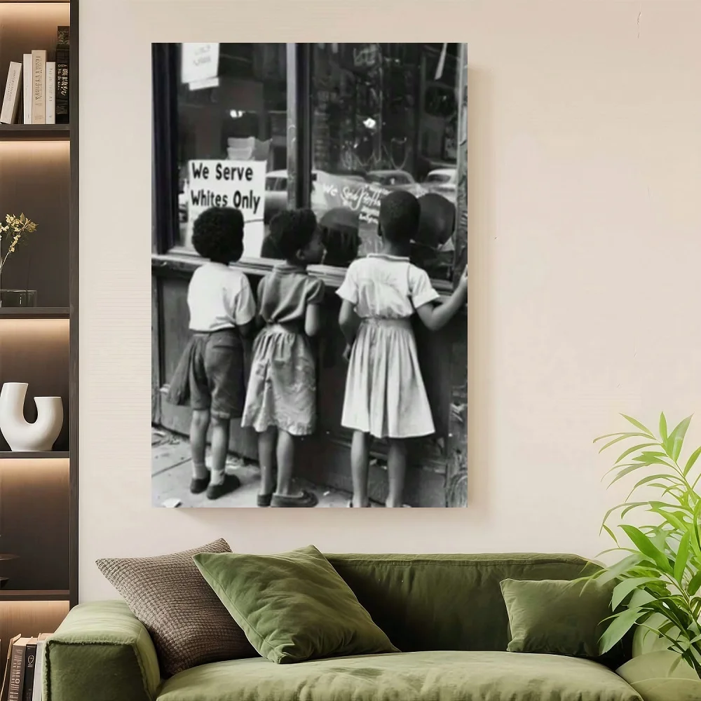 Framed 1 Unique Style Solid Wood Frame Canvas Painting During The Civil Rights Era We Only Served White People Perfect For Home
Framed 1 Unique Style Solid Wood Frame Canvas Painting During The Civil Rights Era We Only Served White People Perfect For Home