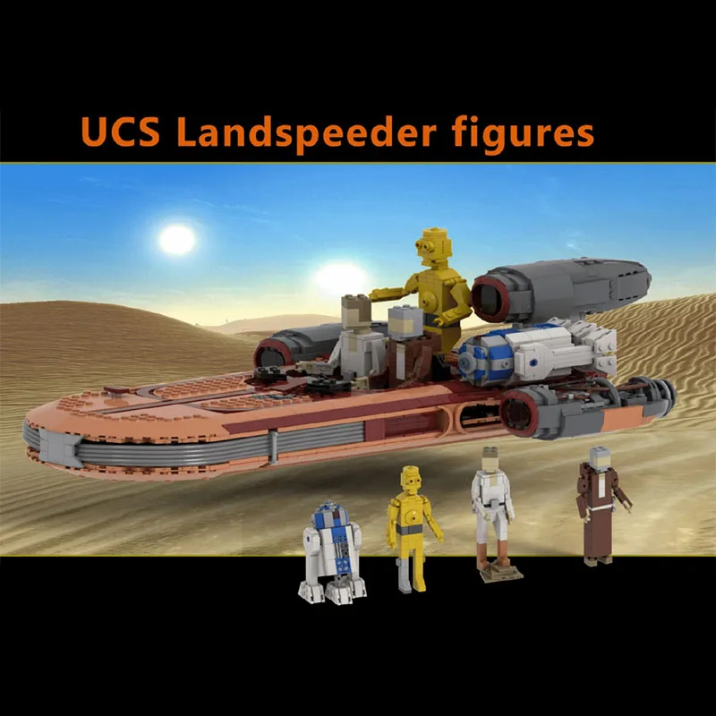 75341 Звездная батарея Вселенная UCS Модель Landspeeder Luke's Подробная модель Moc DIY Образовательная модель Строительные блоки Игрушки на день рождения Подарок
75341 Звездная батарея Вселенная UCS Модель Landspeeder Luke's Подробная модель Moc DIY Образовательная модель Строительные блоки Игрушки на день рождения Подарок