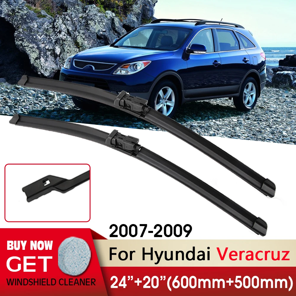 Car Wiper Front Wiper Blades 24"+20" For Hyundai Veracruz 2007-2009 Fit Push Button Arm Front Windscreen Wipers Auto Accessories
Car Wiper Front Wiper Blades 24"+20" For Hyundai Veracruz 2007-2009 Fit Push Button Arm Front Windscreen Wipers Auto Accessories
