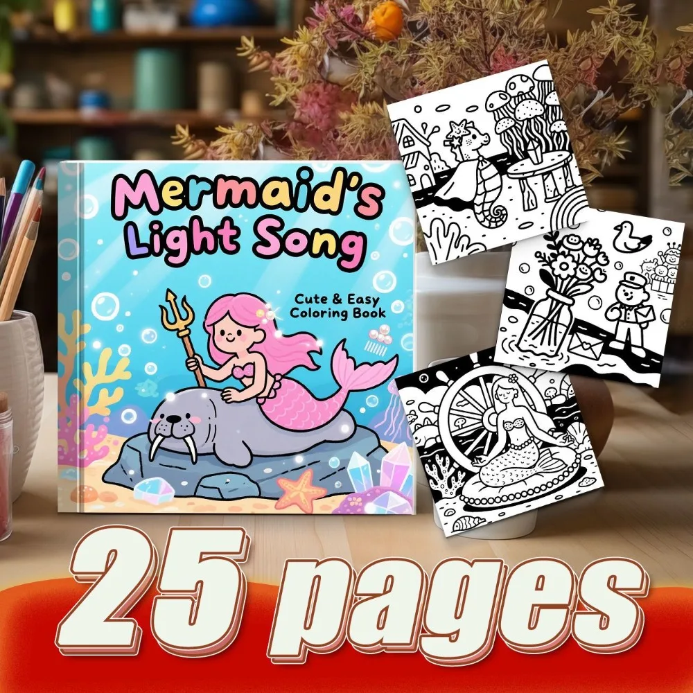 Premium Original Ocean Stress Relief Coloring Book Relax Body And Mind Hand Account Material Original Mermaid Patterns
Premium Original Ocean Stress Relief Coloring Book Relax Body And Mind Hand Account Material Original Mermaid Patterns