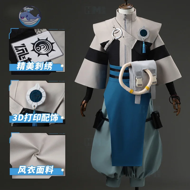 GACHIAKUTA Zanka Cosplay Costume Trench Coat Embroidery Craft Men Set Game Anime Halloween Party Role Play Clothing KKCos
GACHIAKUTA Zanka Cosplay Costume Trench Coat Embroidery Craft Men Set Game Anime Halloween Party Role Play Clothing KKCos
