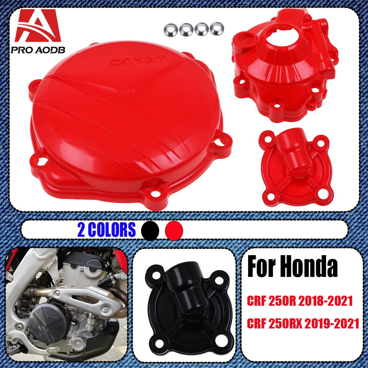 CAKEN Motorcycle plastic Ignition Guard Water Pump Cover Clutch Protector For Honda 2018 2019 2020 2021 CRF250R 250RX CRF250RX
CAKEN Motorcycle plastic Ignition Guard Water Pump Cover Clutch Protector For Honda 2018 2019 2020 2021 CRF250R 250RX CRF250RX