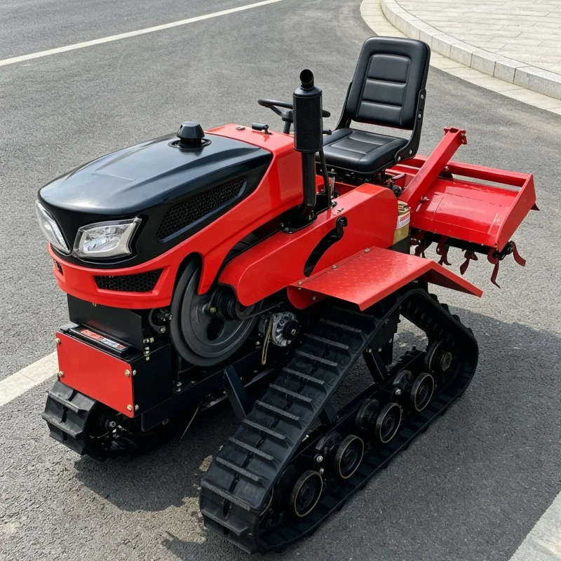 Customized Dual CE & EMC Certified Tiller, Hot-selling Crawler Rotary Tiller, All-scenario Farm Tillage Equipment
Customized Dual CE & EMC Certified Tiller, Hot-selling Crawler Rotary Tiller, All-scenario Farm Tillage Equipment