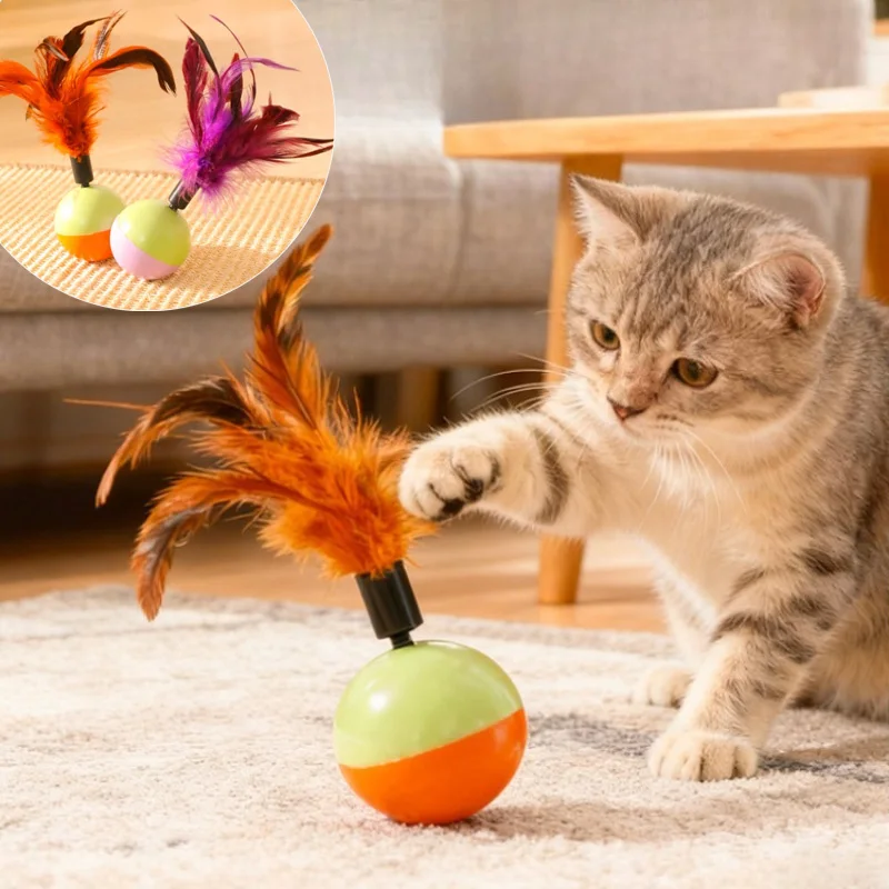 Interactive Cat Toy Tumbler Fun Teasing Kitten Toy self high Scratching Ball Durable Bite Cat Teasing Toy Accessories
Interactive Cat Toy Tumbler Fun Teasing Kitten Toy self high Scratching Ball Durable Bite Cat Teasing Toy Accessories
