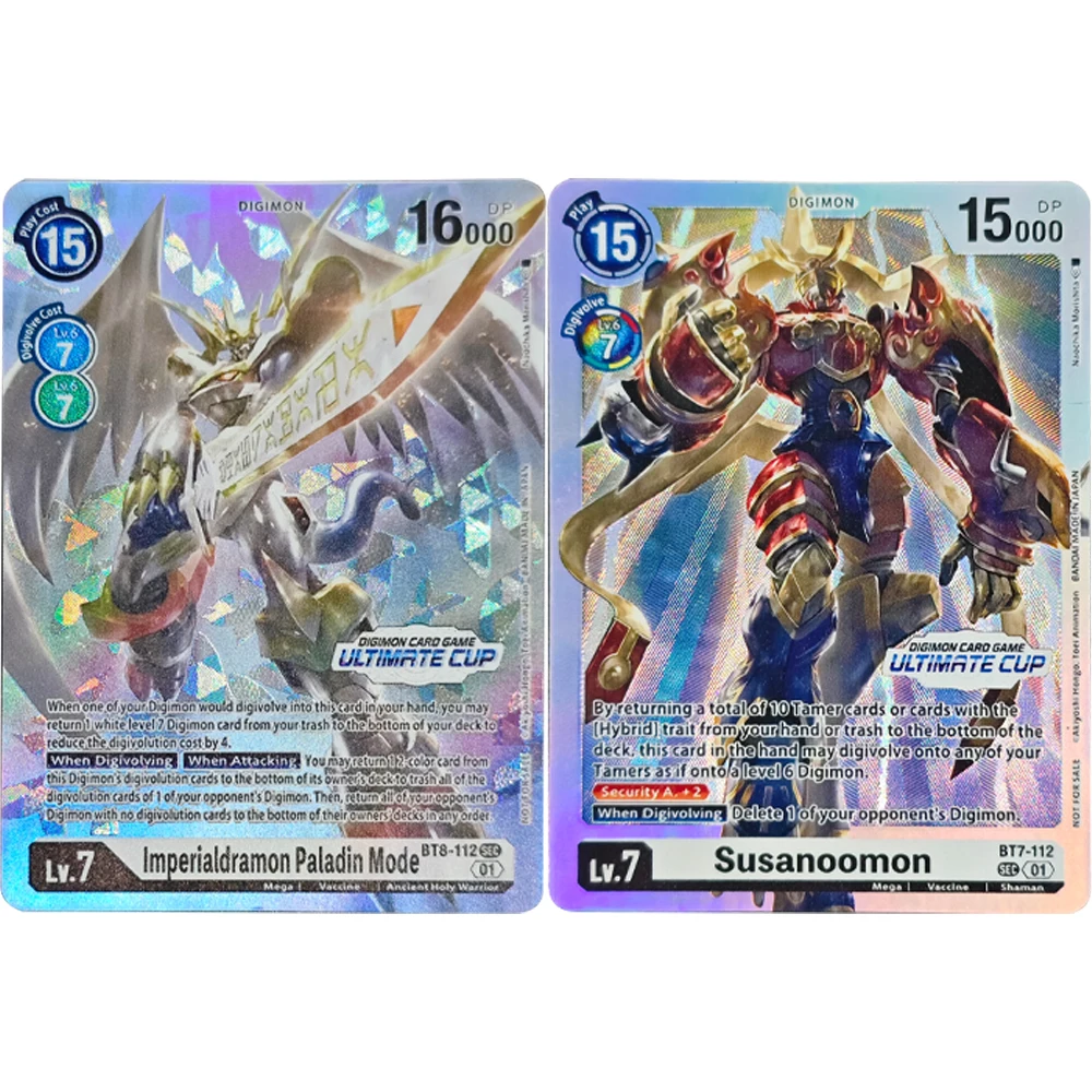 New Design Digimon Anime Collection Card English Card Game Ultimate Cup Susanoomon SEC BT8-112 Refractive Color Flash Child Gift
New Design Digimon Anime Collection Card English Card Game Ultimate Cup Susanoomon SEC BT8-112 Refractive Color Flash Child Gift