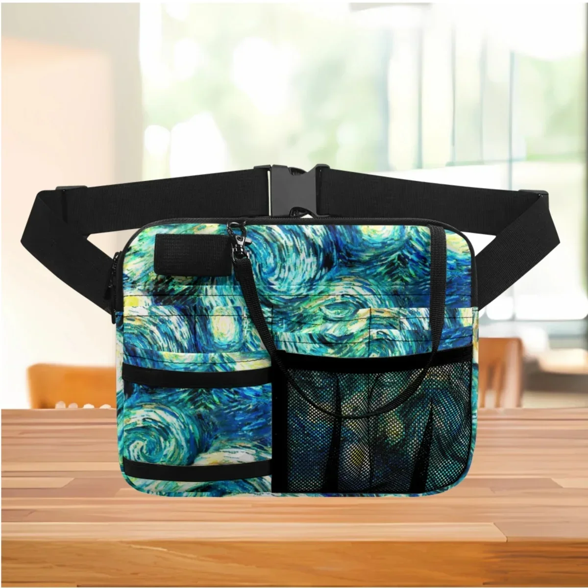 Starry Night Van Gogh Oil Painting Design Nurse Fanny Pack Women Multipockets Organizer Belt Bags for Nurse Medical Tool Pouch
Starry Night Van Gogh Oil Painting Design Nurse Fanny Pack Women Multipockets Organizer Belt Bags for Nurse Medical Tool Pouch