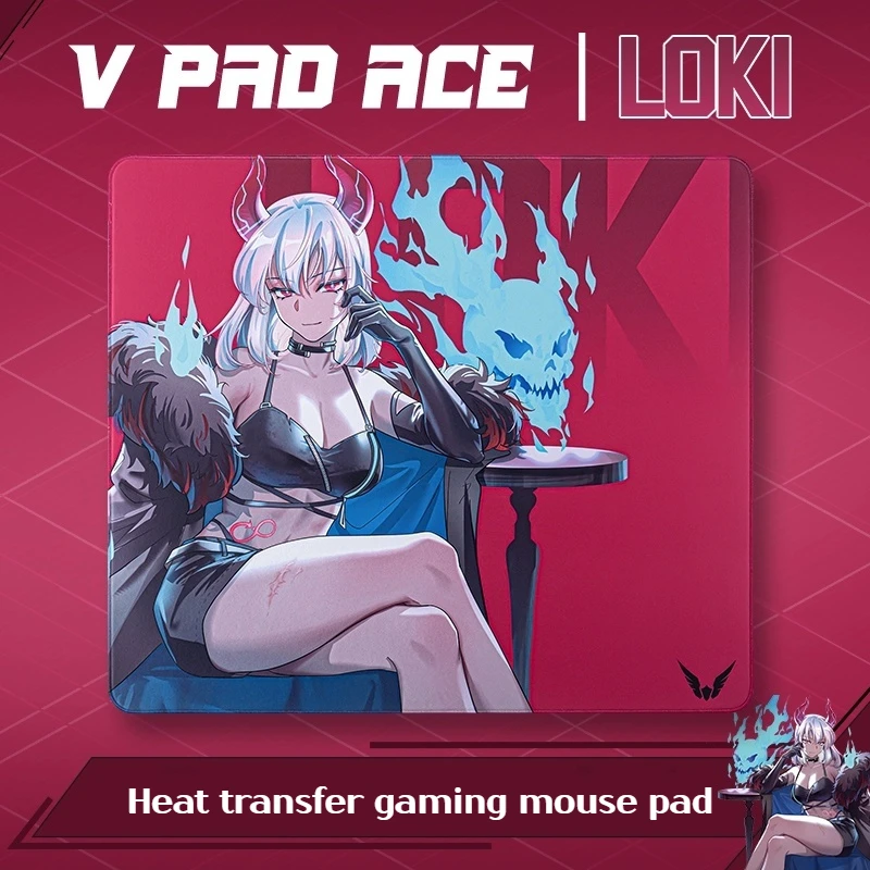 VALKYRIE VK V PAD ACE Gaming Mousepad 490x420x4mm Custom Thermal Transfer Technology Soft Sinking Edge Pretty Girls Mouse Pad
VALKYRIE VK V PAD ACE Gaming Mousepad 490x420x4mm Custom Thermal Transfer Technology Soft Sinking Edge Pretty Girls Mouse Pad