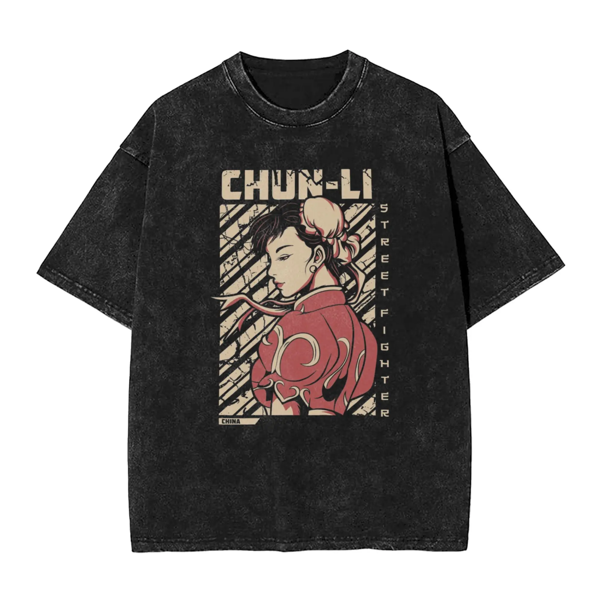 Футболка Chun Li Street Fighter, простые футболки, винтажные топы с короткими рукавами, пляжные хлопковые футболки с круглым вырезом, большие размеры
Футболка Chun Li Street Fighter, простые футболки, винтажные топы с короткими рукавами, пляжные хлопковые футболки с круглым вырезом, большие размеры