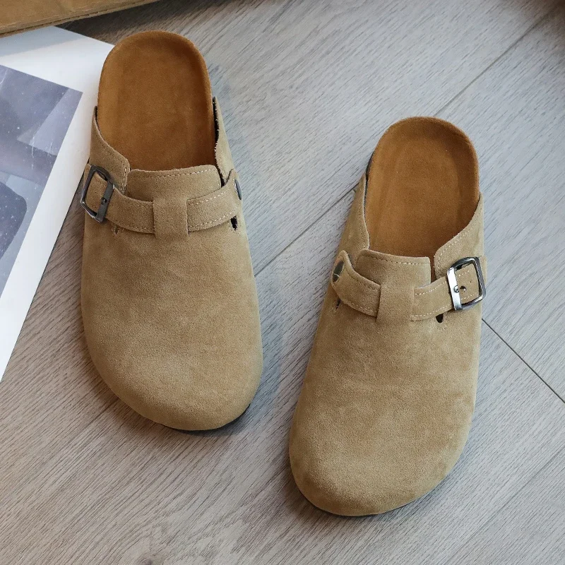 Fashion Classic Cork Clogs Slippers Women Soft Footbed Suede Sandals with Arch Support Trendy Beach Slides Home ladies Mules
Fashion Classic Cork Clogs Slippers Women Soft Footbed Suede Sandals with Arch Support Trendy Beach Slides Home ladies Mules