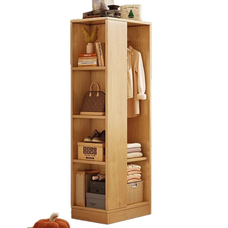 Solid wood wardrobe household bedroom corner storage cabinet corner locker small single
Solid wood wardrobe household bedroom corner storage cabinet corner locker small single