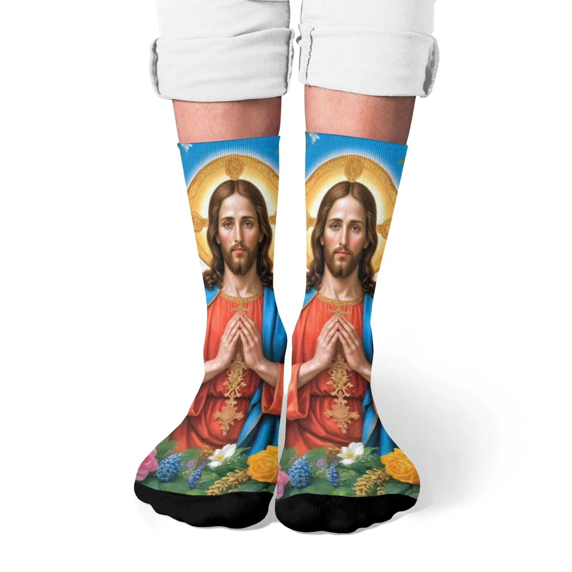 Christ Jesus Prayer Men's Socks Novelty Funny Compression Socks Harajuku Retro Style Casual Fashion Sports Socks Holiday Gift
Christ Jesus Prayer Men's Socks Novelty Funny Compression Socks Harajuku Retro Style Casual Fashion Sports Socks Holiday Gift