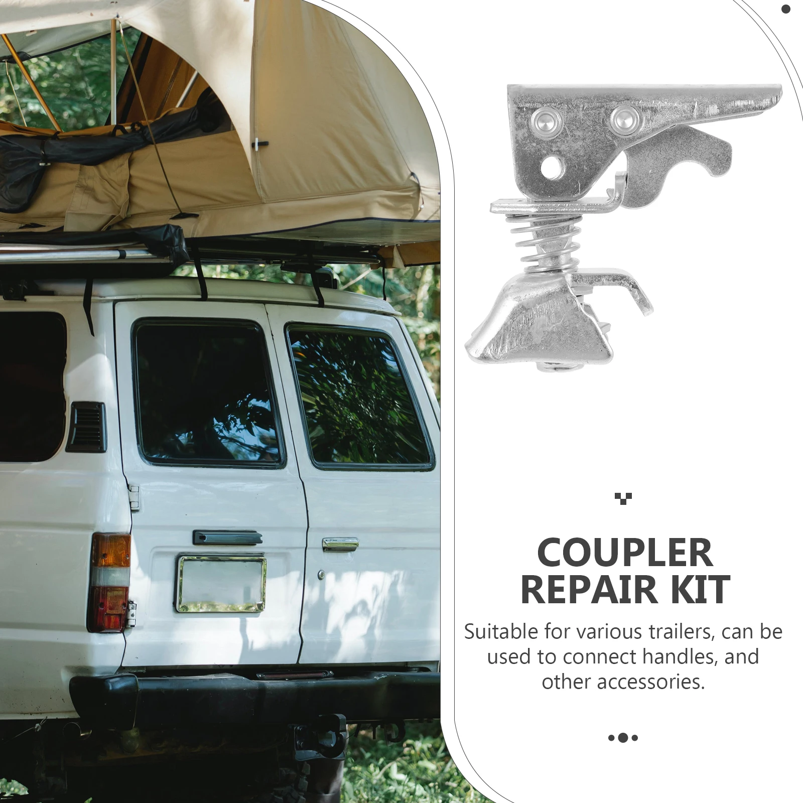 Trailer Connector Handle Coupler Replacement Latch Galvanized Steel Durable Easy Installation Suitable Trailers Ball Covers
Trailer Connector Handle Coupler Replacement Latch Galvanized Steel Durable Easy Installation Suitable Trailers Ball Covers