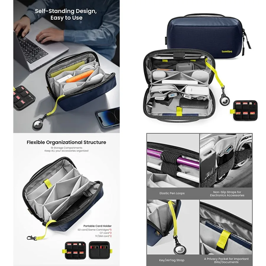 Electronic Organizer Acceory Tech Pouch for acBook Charger, Cable, Power Bank, Hard Drive, Cord, Water-reitant torage Bag with
Electronic Organizer Acceory Tech Pouch for acBook Charger, Cable, Power Bank, Hard Drive, Cord, Water-reitant torage Bag with