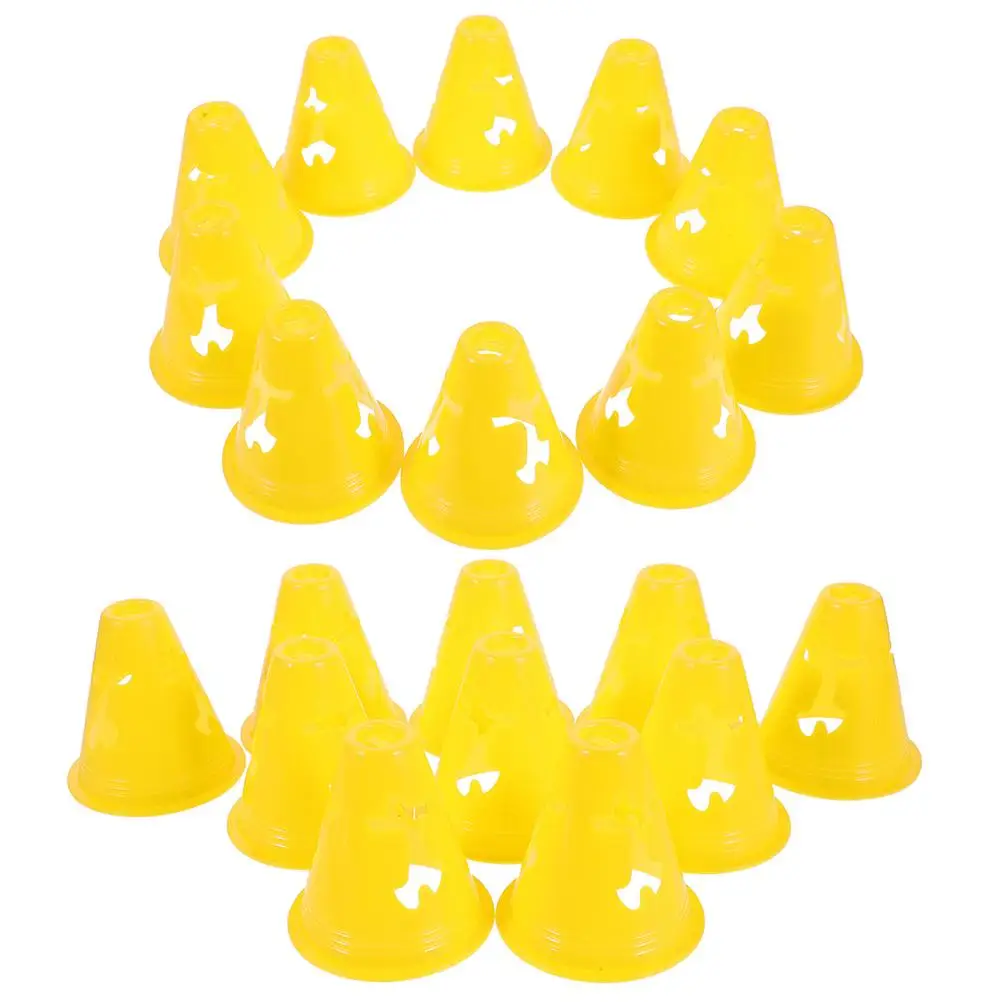 20 Pcs 8cm High Durable Agility Cones for Soccer Drills Football Training Aids Kids Practice Sports Markers Red Color Team
20 Pcs 8cm High Durable Agility Cones for Soccer Drills Football Training Aids Kids Practice Sports Markers Red Color Team