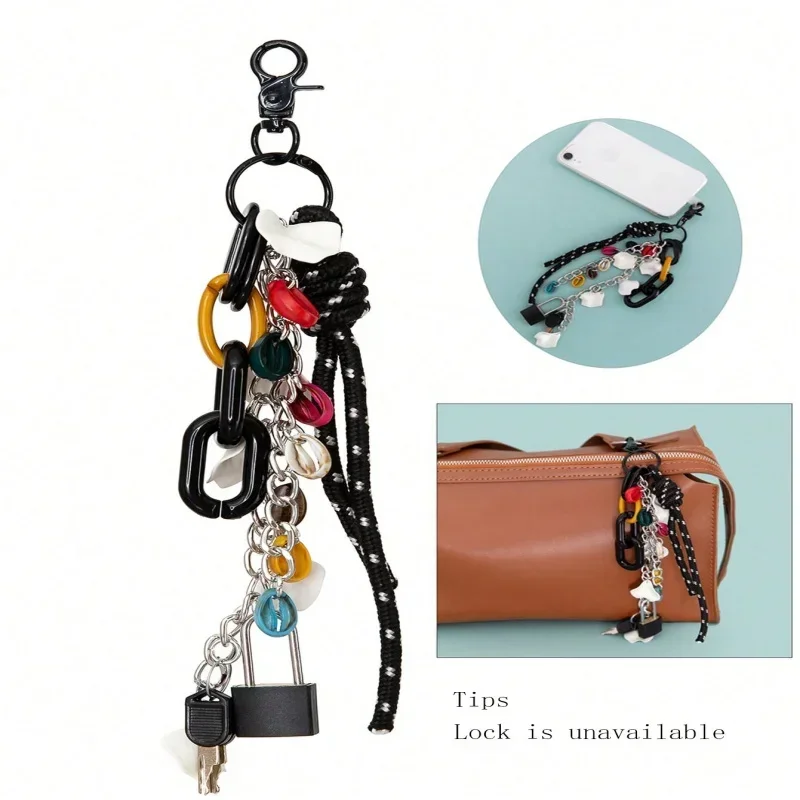 New Handmade Acrylic Ring and Lock Shape Bag Accessories for Women - Stylish DIY Phone Case Charms and Purse Decorations
New Handmade Acrylic Ring and Lock Shape Bag Accessories for Women - Stylish DIY Phone Case Charms and Purse Decorations