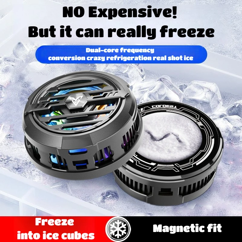 F27 Mobile Phone Cooler 15W Powerful Cool Heat Dissipation Magnetic Back-clip 2 in 1 Icing Silent Semiconductor Cooling Radiator
F27 Mobile Phone Cooler 15W Powerful Cool Heat Dissipation Magnetic Back-clip 2 in 1 Icing Silent Semiconductor Cooling Radiator