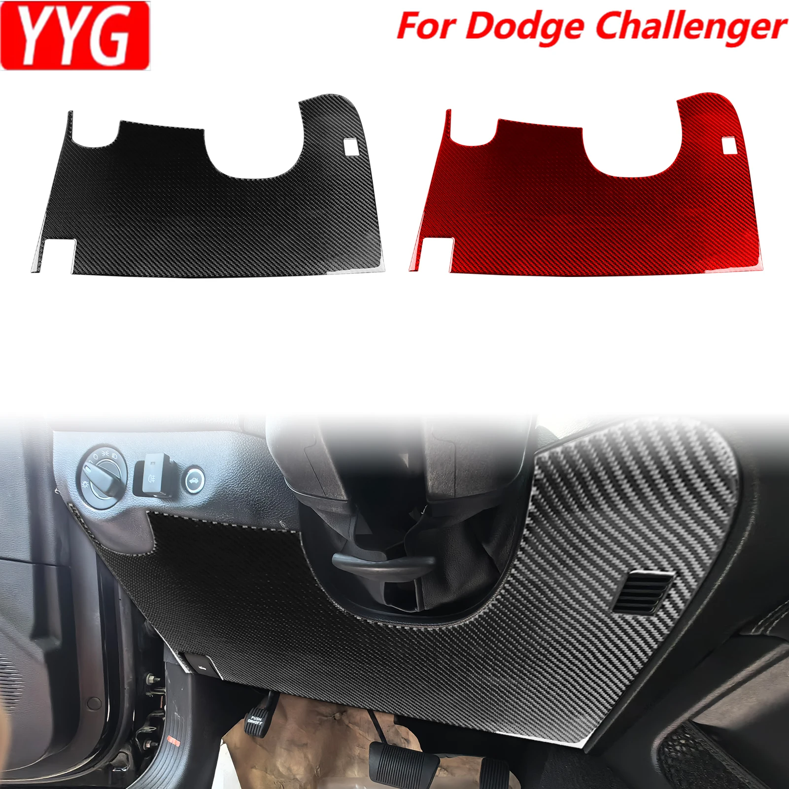 Carbon Fiber Driver Side Door Protector Anti Kick Panel Car Accessories Cover Trim Modified Sticker For Dodge Challenger 2015—up
Carbon Fiber Driver Side Door Protector Anti Kick Panel Car Accessories Cover Trim Modified Sticker For Dodge Challenger 2015—up