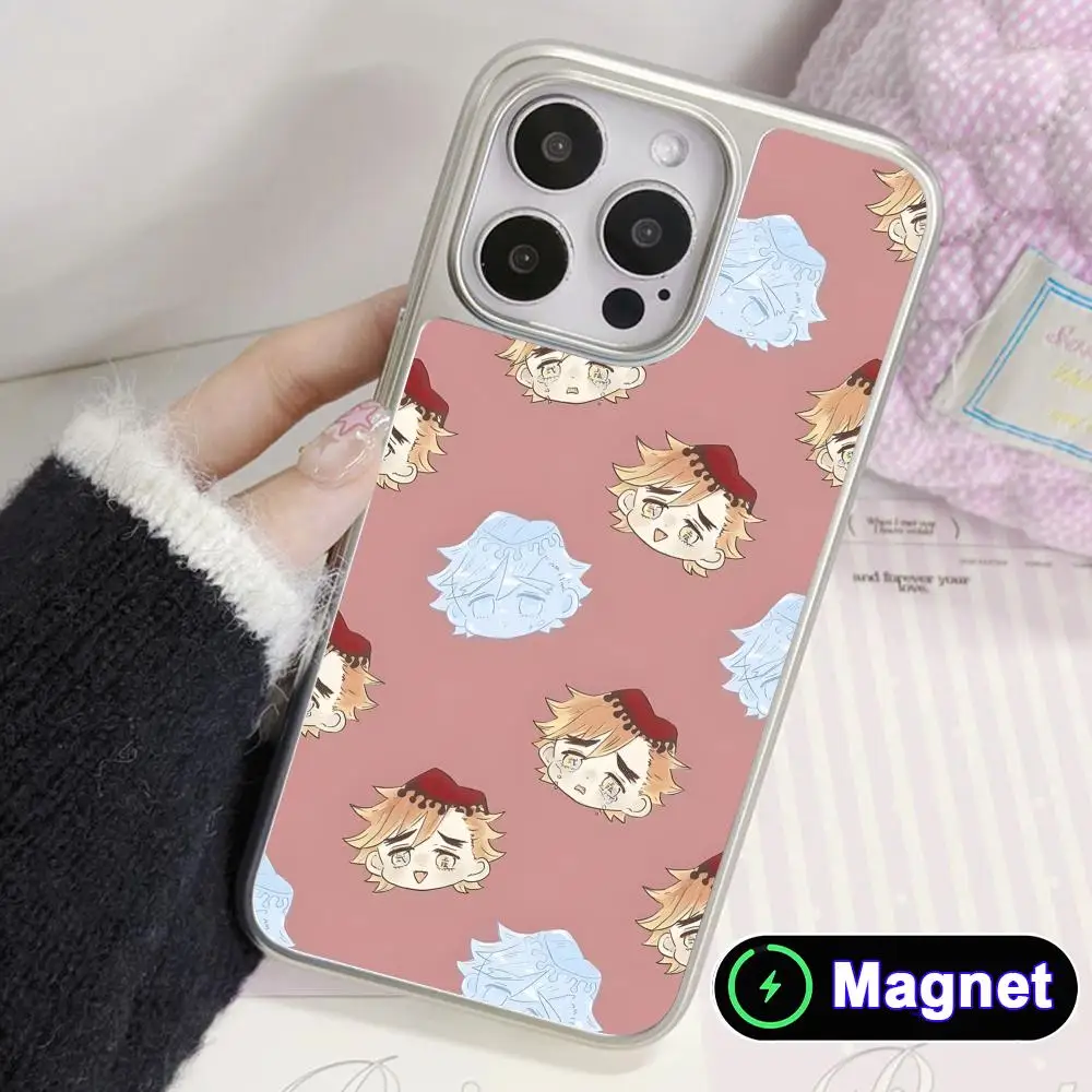 Blade Extinction Douma Phone Case for iPhone 17 16 15 14 13 12 11 Air Pro Max Plus Electroplated Silver Magnet Cover
Blade Extinction Douma Phone Case for iPhone 17 16 15 14 13 12 11 Air Pro Max Plus Electroplated Silver Magnet Cover
