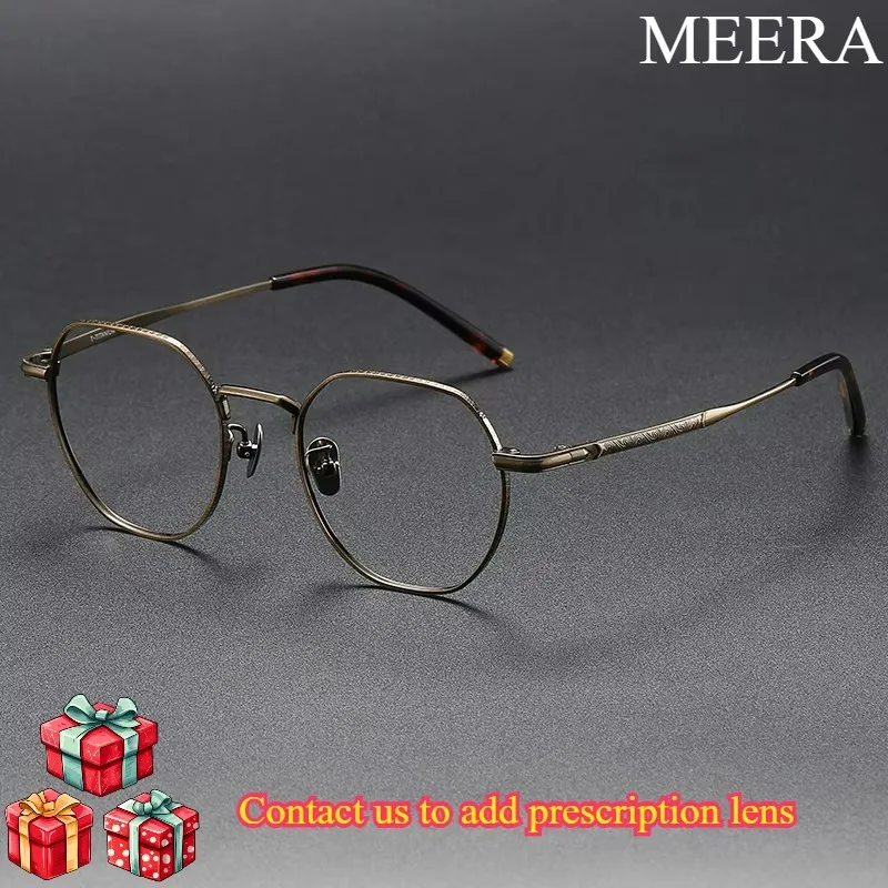 80882 Vintage Comfortable Eyeglasses Fashion Round Pure Titanium Eyewear Luxury Prescription Glasses Frame For Men Women
80882 Vintage Comfortable Eyeglasses Fashion Round Pure Titanium Eyewear Luxury Prescription Glasses Frame For Men Women