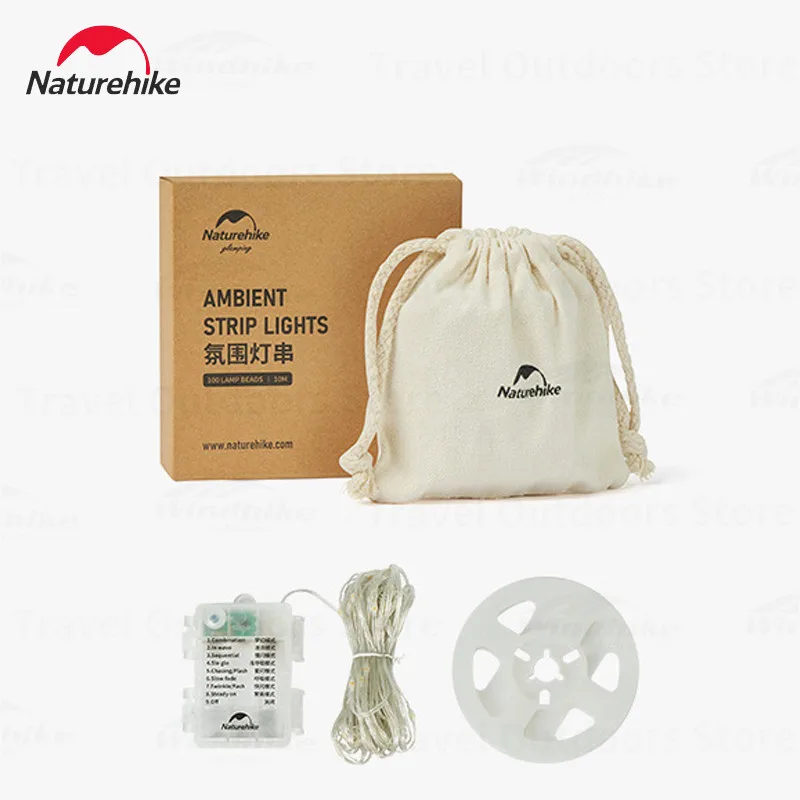 Naturehike Small String Lamp 100 Light Beads 8 Lighting Modes Outdoor Camping Tent Romantic Party Decoration Waterproof 10 Meter
Naturehike Small String Lamp 100 Light Beads 8 Lighting Modes Outdoor Camping Tent Romantic Party Decoration Waterproof 10 Meter