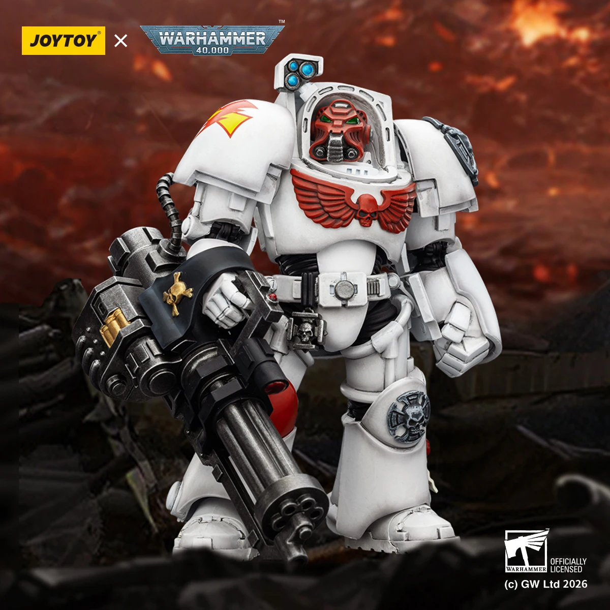 JOYTOY Warhammer 40K White Scars Terminator 1/18 Action Figure Toy
JOYTOY Warhammer 40K White Scars Terminator 1/18 Action Figure Toy