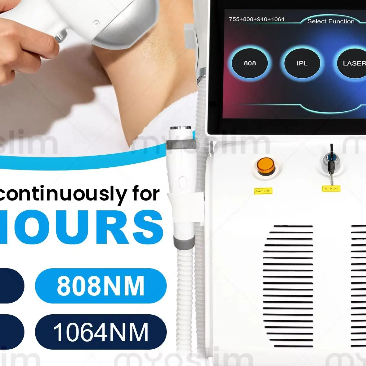 4 IN 1 Multifunctional Beauty Machine 808 Diode Laser Hair Removal Pico Laser Tattoo Removal RF Skin Tightening IPL Skin Rejuven
4 IN 1 Multifunctional Beauty Machine 808 Diode Laser Hair Removal Pico Laser Tattoo Removal RF Skin Tightening IPL Skin Rejuven