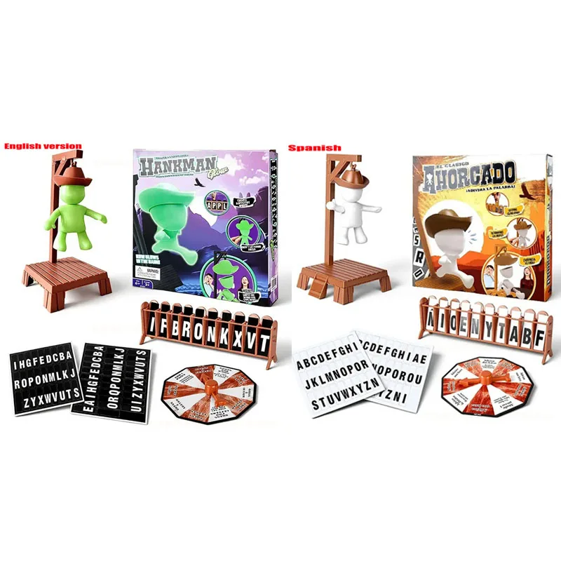 ;Магнитные настольные игры Hangman, игра в слова «Таинственные угадания», светящаяся в темноте, «Угадай слово перед взаимодействия», настольная игра «Ханк Фолз»
;Магнитные настольные игры Hangman, игра в слова «Таинственные угадания», светящаяся в темноте, «Угадай слово перед взаимодействия», настольная игра «Ханк Фолз»