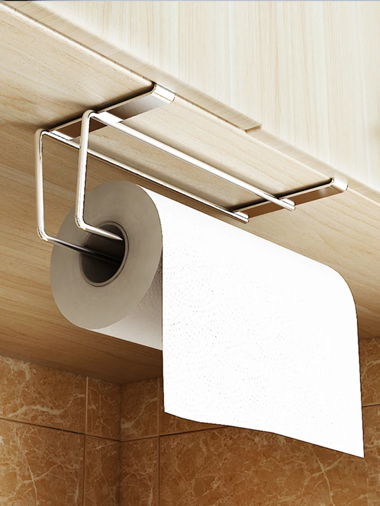 Punch free kitchen paper towel rack, paper roll rack, rag hanger, paper storage rack for kitchen paper rack
Punch free kitchen paper towel rack, paper roll rack, rag hanger, paper storage rack for kitchen paper rack