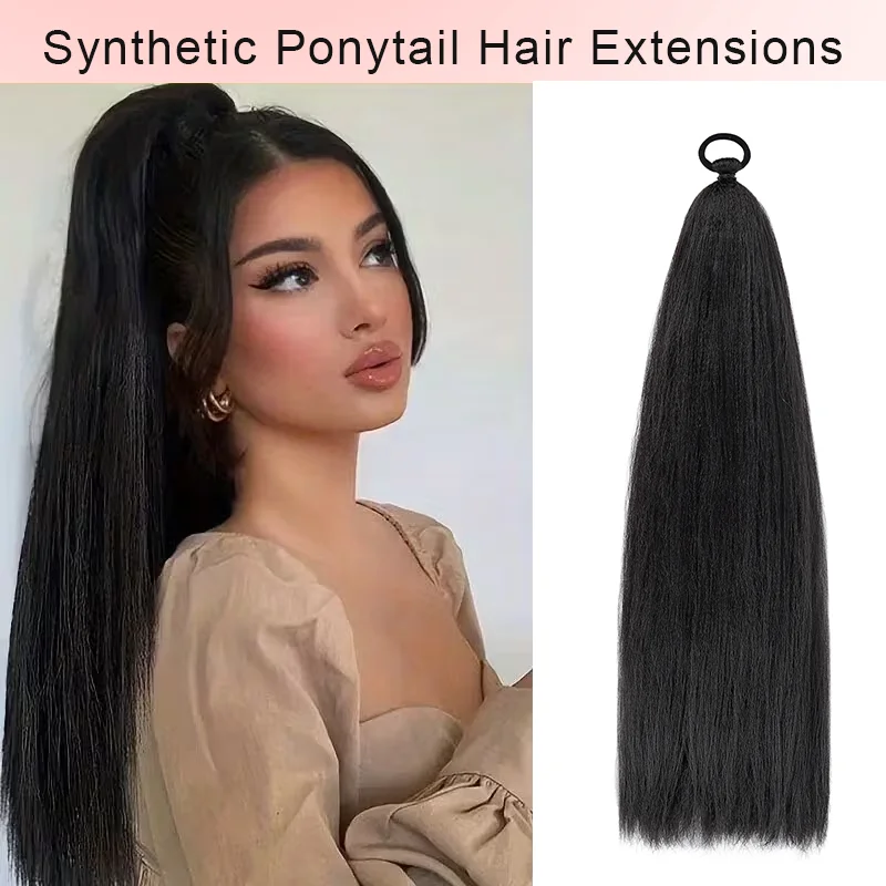 Elegant Straight Synthetic Claw Clip Ponytail, Natural Color & High Quality, Easy to Wear for Cosplay and Halloween
Elegant Straight Synthetic Claw Clip Ponytail, Natural Color & High Quality, Easy to Wear for Cosplay and Halloween